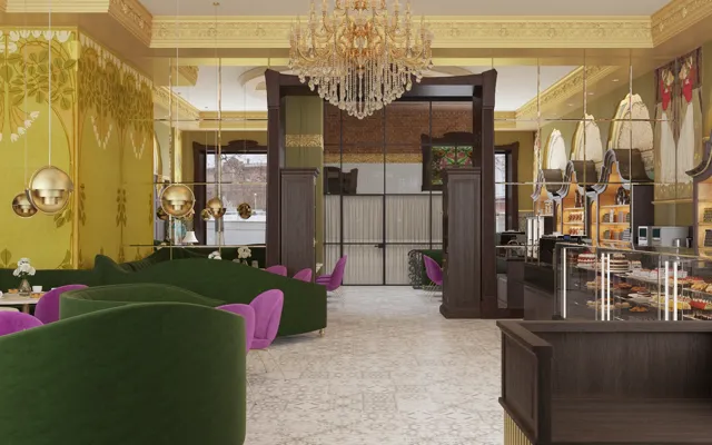 Интерьер ресторана "Карета".